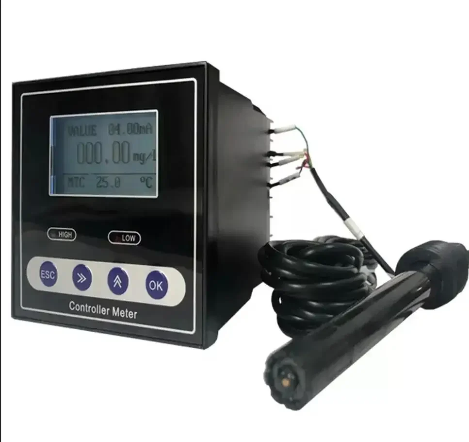 Industrial Online Dissolved Oxygen Controller Meter | Real-Time DO Tester 4-20mA for Water Treatment, Laboratories, Aquaculture
Industrial Online Dissolved Oxygen Controller Meter | Real-Time DO Tester 4-20mA for Water Treatment, Laboratories, Aquaculture