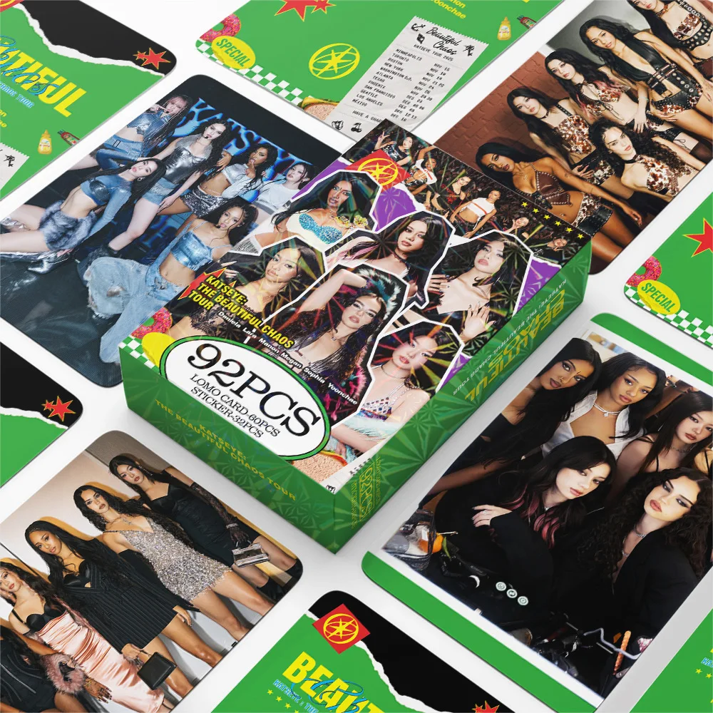 92Pcs/Set KATSEYE Idol Girl Lomo Cards New Album Gabriela HD Photocards Stickers MANON MEGAN LARA DANIELA YOONCHAE Fans Gift
92Pcs/Set KATSEYE Idol Girl Lomo Cards New Album Gabriela HD Photocards Stickers MANON MEGAN LARA DANIELA YOONCHAE Fans Gift