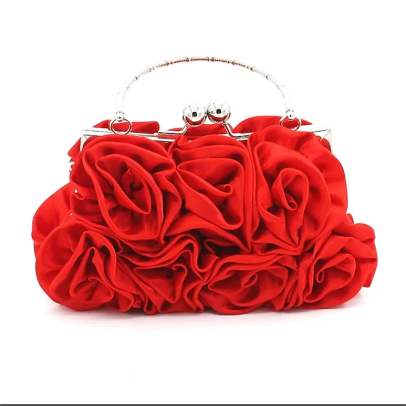 Elegant Red Floral Evening Clutch Bag – Vintage Rose Design with Silver Handle for Weddings, Proms, and Formal Events
Elegant Red Floral Evening Clutch Bag – Vintage Rose Design with Silver Handle for Weddings, Proms, and Formal Events
