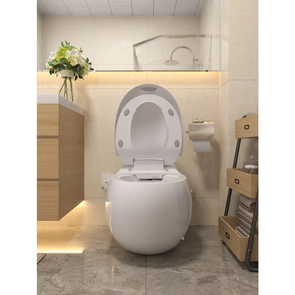 Egg-shaped smart bathroom new design bathroom smart sanitary ware floor-to-ceiling
Egg-shaped smart bathroom new design bathroom smart sanitary ware floor-to-ceiling