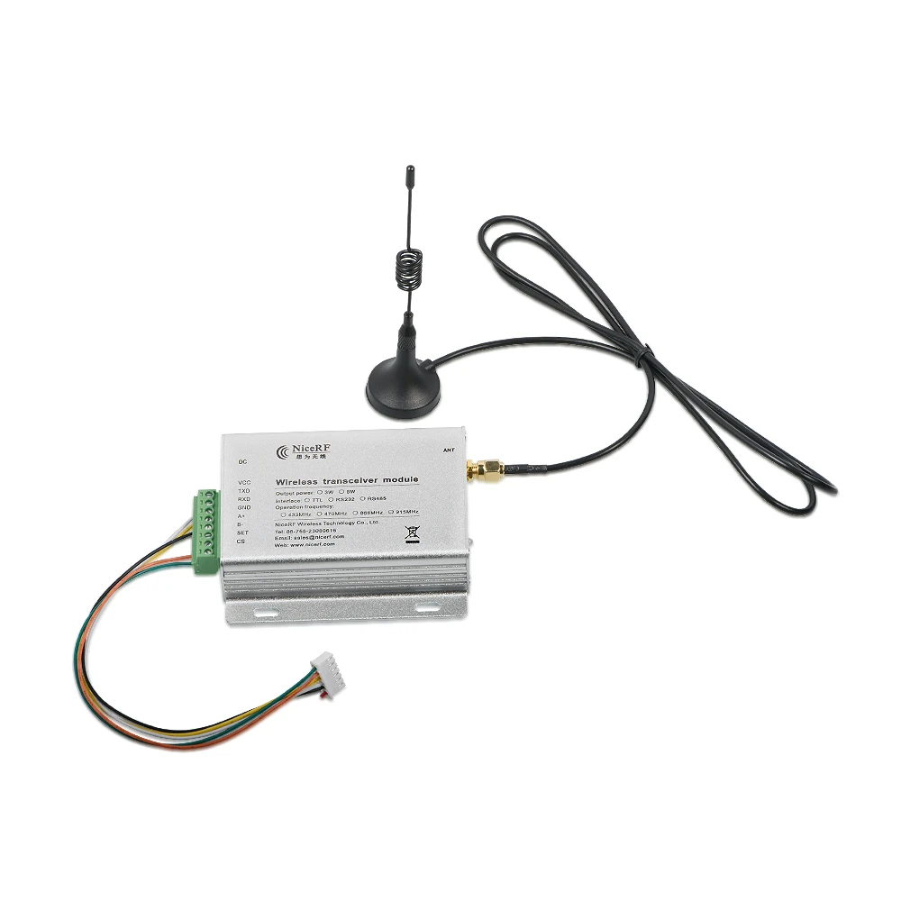 2PCS/Lot G-NiceRF SV6500Pro 915MHz RoHs Certified 5W High-speed Rate Long-distance Wireless Transceiver Module
2PCS/Lot G-NiceRF SV6500Pro 915MHz RoHs Certified 5W High-speed Rate Long-distance Wireless Transceiver Module