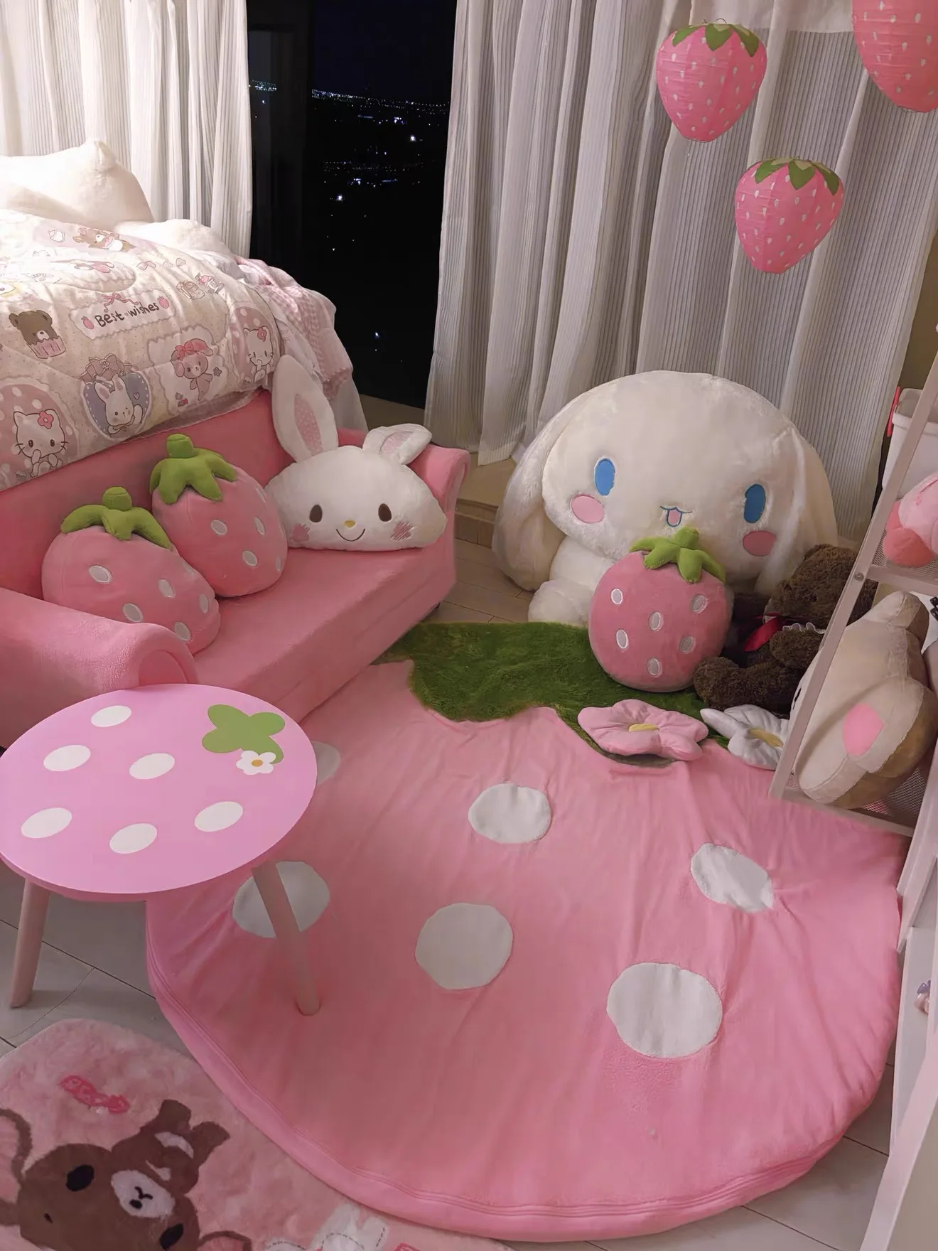 Pink Strawberry Children's Plush Rug/Doormat Baby Crawling Mat Sofa Carpet Washable
Pink Strawberry Children's Plush Rug/Doormat Baby Crawling Mat Sofa Carpet Washable