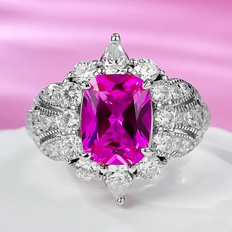 2023 New Geometric Design Jedi Knight Pink Ring 925 Silver Small and Luxury Luxury Celebrity
2023 New Geometric Design Jedi Knight Pink Ring 925 Silver Small and Luxury Luxury Celebrity