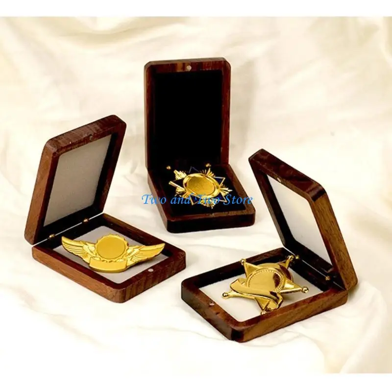 HX6F Practical Coin Storage Solution Wooden Medals Presentation Box Jewelry Commemorative Display Case
HX6F Practical Coin Storage Solution Wooden Medals Presentation Box Jewelry Commemorative Display Case
