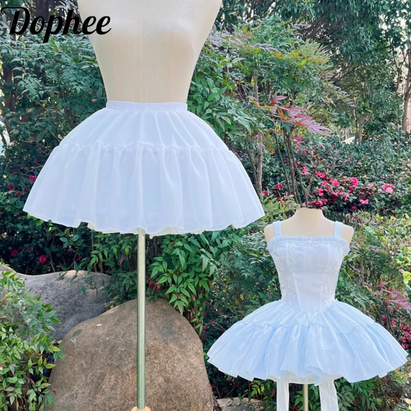 Dophee Daily Adjustable Crinoline Lolita Petticoat 35cm Safe Pumpkin Underpants Fish Bone Support Fluffy Women Mini Under Skirt
Dophee Daily Adjustable Crinoline Lolita Petticoat 35cm Safe Pumpkin Underpants Fish Bone Support Fluffy Women Mini Under Skirt