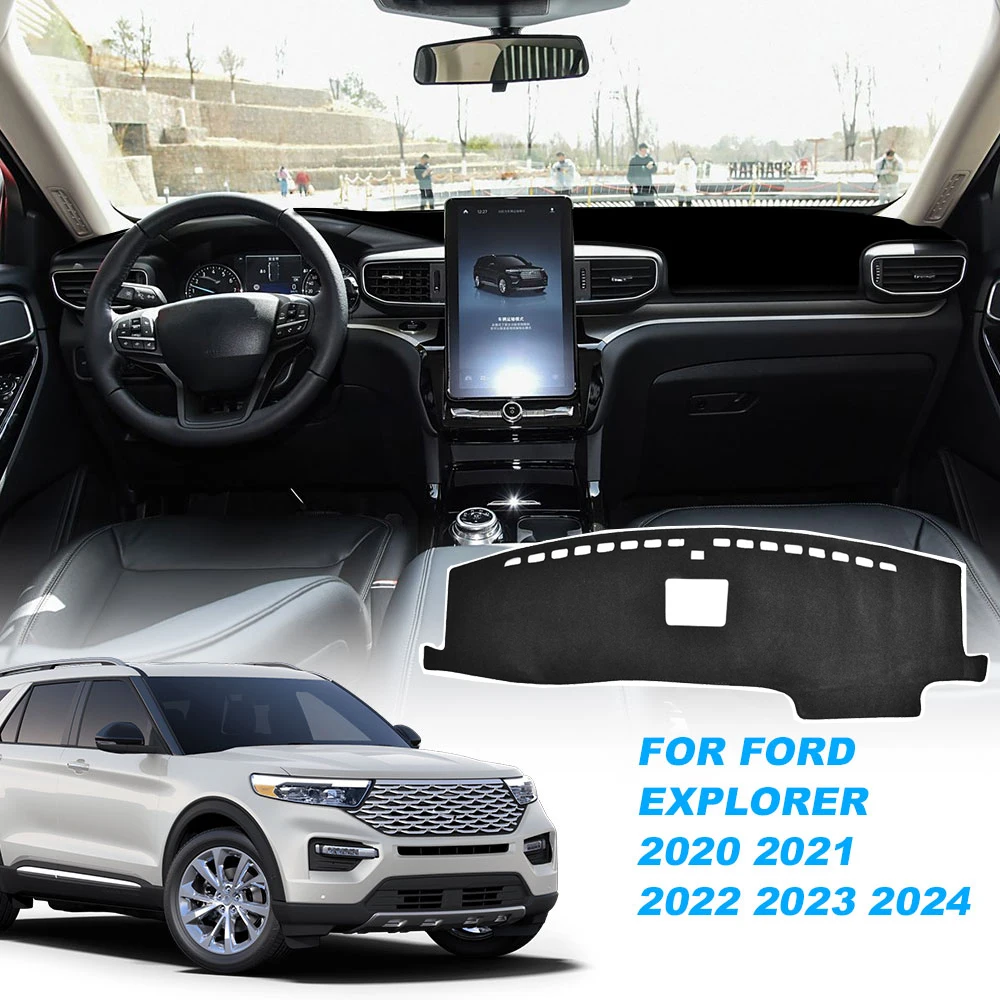 Коврик для приборной панели Ford Explorer 2020-2024, нескользящий защитный коврик, солнцезащитный козырек, антибликовый коврик, автомобильные аксессуары
Коврик для приборной панели Ford Explorer 2020-2024, нескользящий защитный коврик, солнцезащитный козырек, антибликовый коврик, автомобильные аксессуары