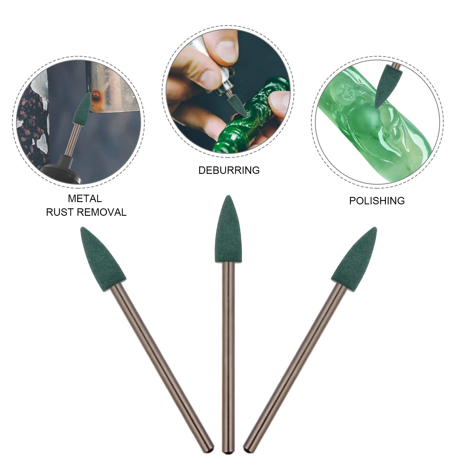 5pcs Polishing Grinding Heads High-Quality Long-Lasting Metal Non-Metal Stone Grinding Wheel Deburring Tools Rotary Accessories
5pcs Polishing Grinding Heads High-Quality Long-Lasting Metal Non-Metal Stone Grinding Wheel Deburring Tools Rotary Accessories