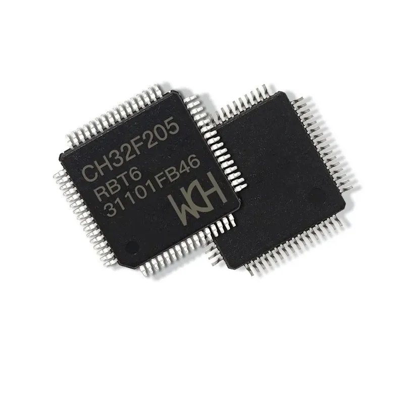 CH32F205RBT6 High Capacity 32-bit RISC-V Microcontroller Independent GPIO 5Pcs/lot
CH32F205RBT6 High Capacity 32-bit RISC-V Microcontroller Independent GPIO 5Pcs/lot