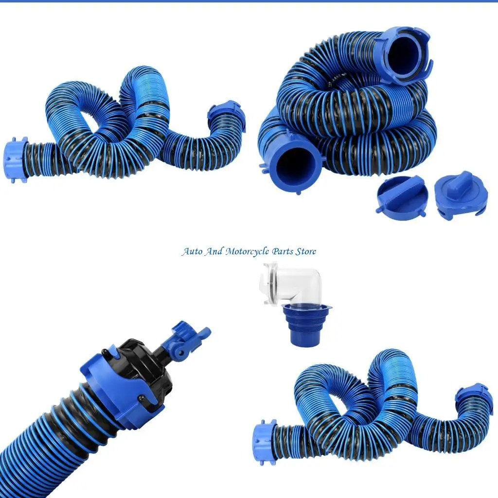 P9FD Rvs Sewer Hose With ABS Connector 10FT Camping Drainage Pipe Waste Hose Set
P9FD Rvs Sewer Hose With ABS Connector 10FT Camping Drainage Pipe Waste Hose Set