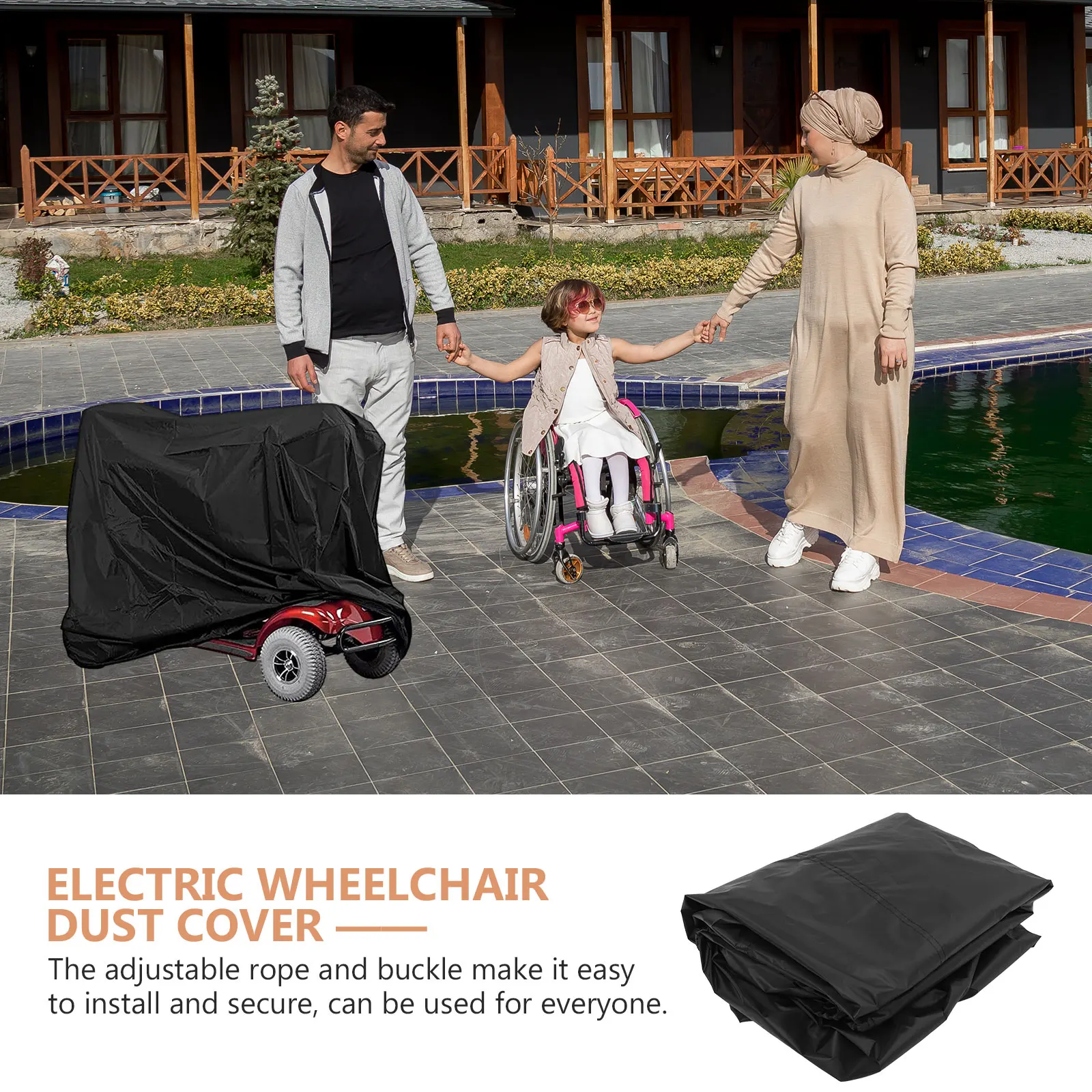 Waterproof Scooter Cover 140x66x91cm Oxford Cloth Dustproof Electric Wheelchair Protector Mobility Accessories Foldable Outdoor
Waterproof Scooter Cover 140x66x91cm Oxford Cloth Dustproof Electric Wheelchair Protector Mobility Accessories Foldable Outdoor