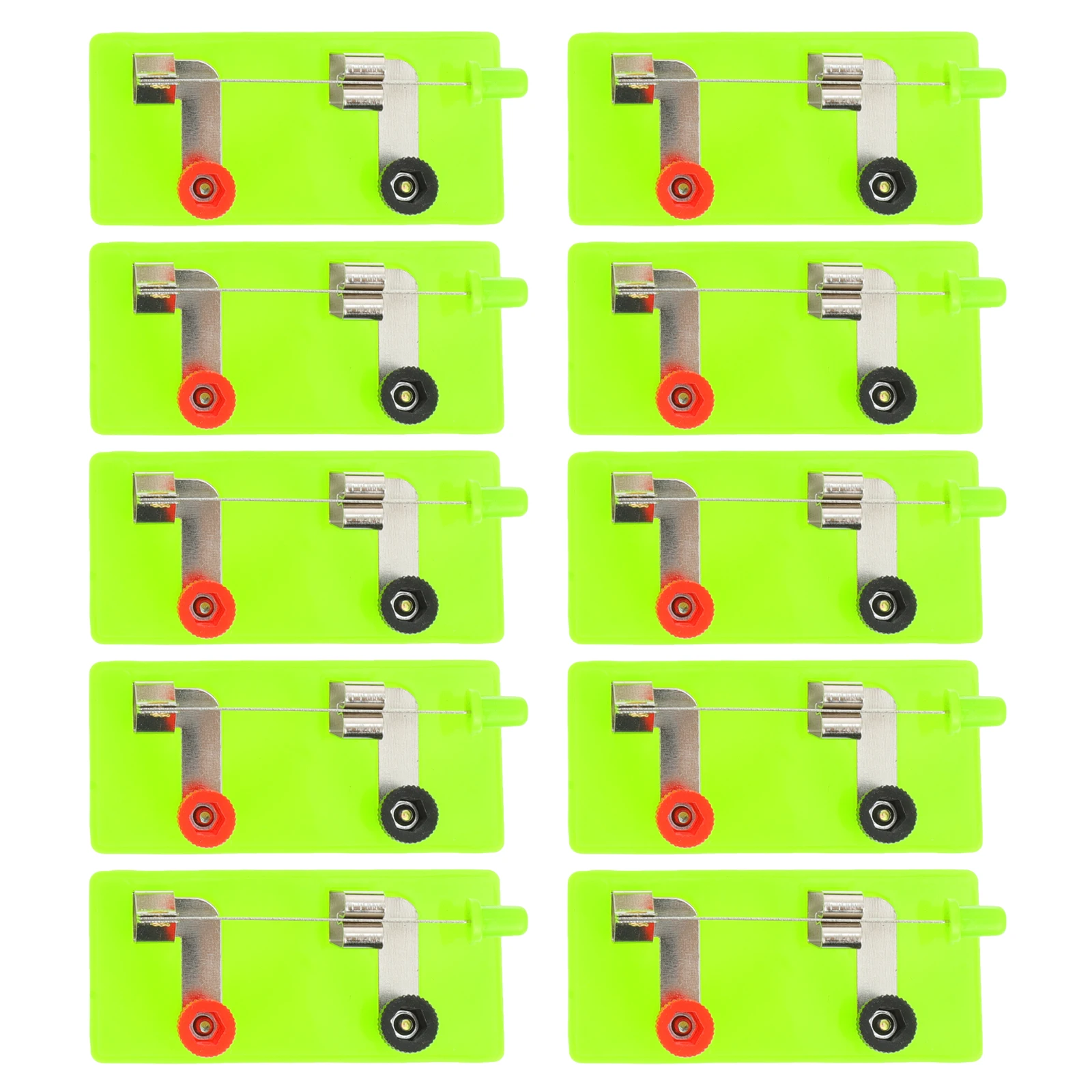 10pcs Single Pole Switch Lightweight Circuit Experiment Equipment Tools SPST Science Projects Electronics Learning Gifts
10pcs Single Pole Switch Lightweight Circuit Experiment Equipment Tools SPST Science Projects Electronics Learning Gifts