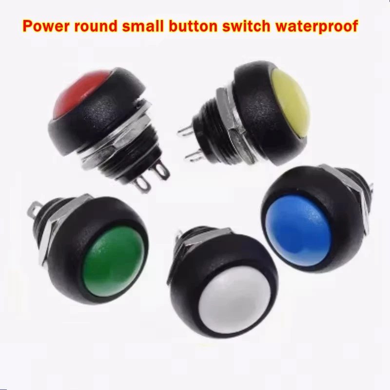 Power round small button switch waterproof start trigger jog self reset PBS-33B unlocked 12MM
Power round small button switch waterproof start trigger jog self reset PBS-33B unlocked 12MM