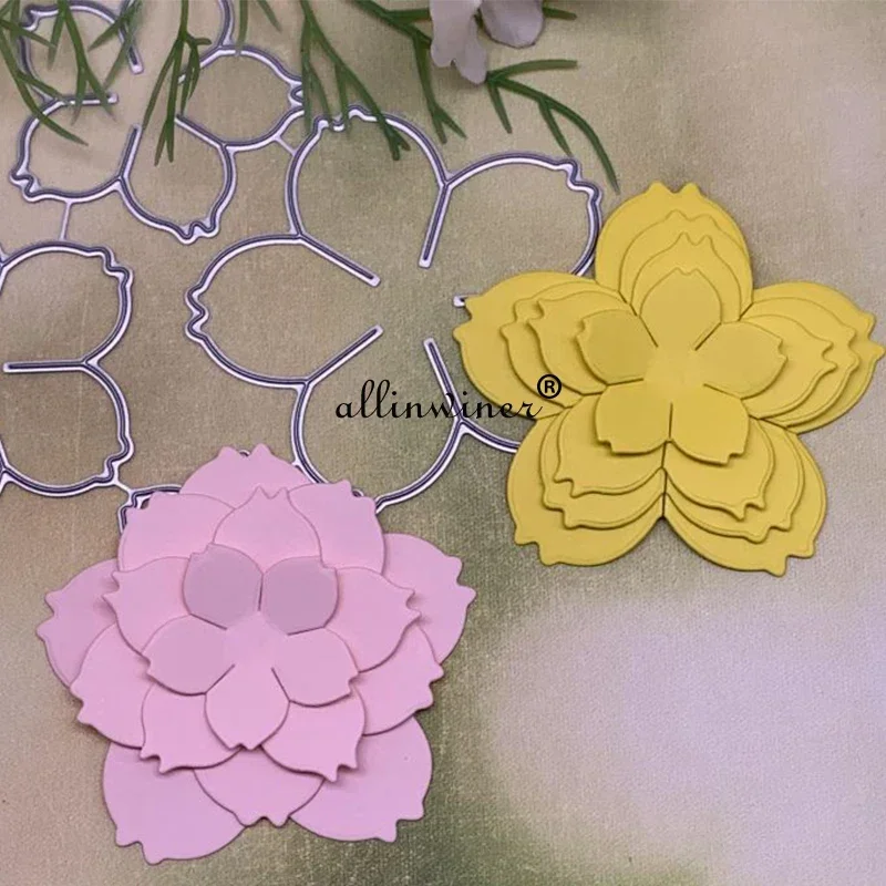 New 4Pcs Flower decoration Metal Cutting Dies for DIY Scrapbooking Album Paper Cards Decorative Crafts Embossing Die Cuts
New 4Pcs Flower decoration Metal Cutting Dies for DIY Scrapbooking Album Paper Cards Decorative Crafts Embossing Die Cuts
