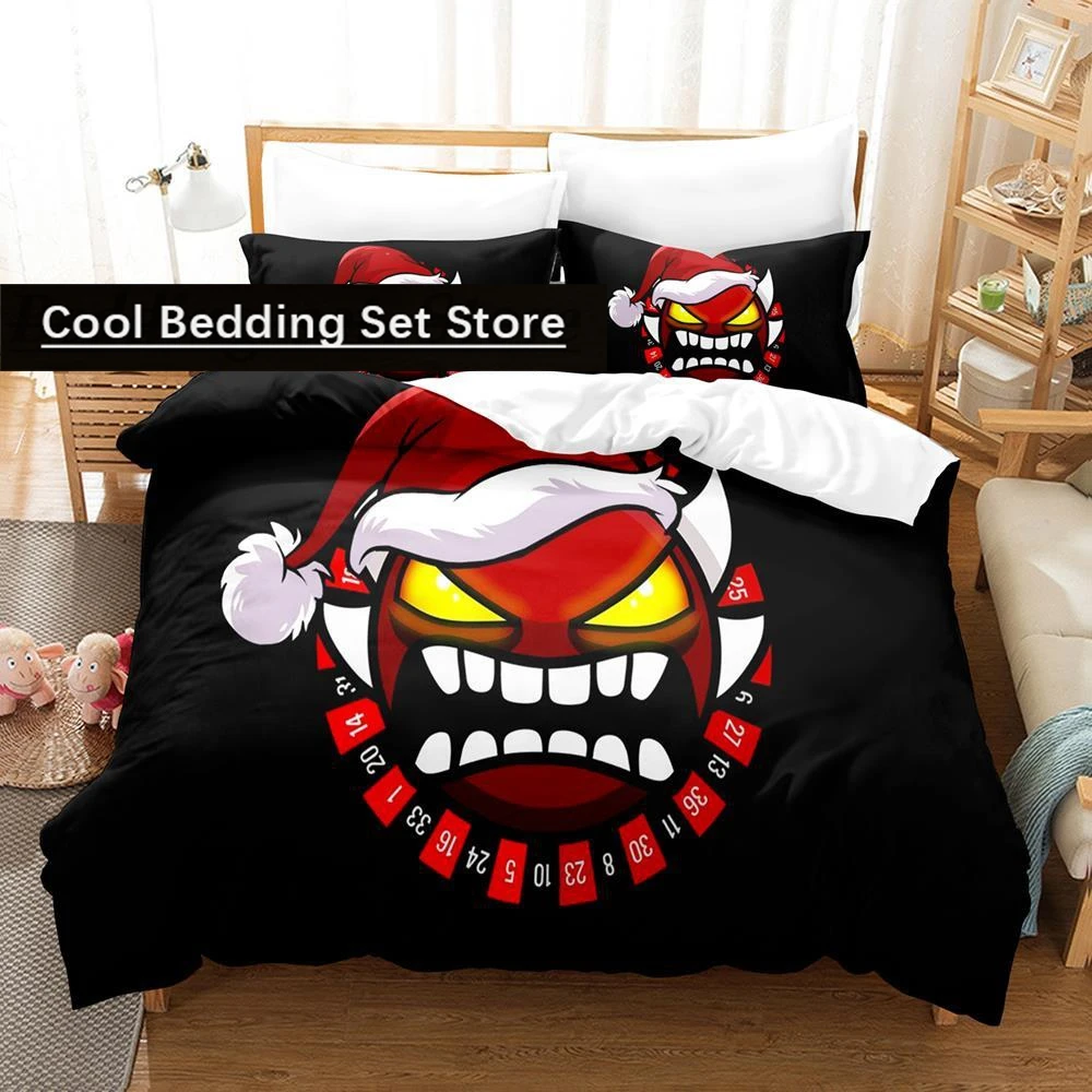 Angry Geometry Dash Bedding Set Single Twin Full Queen King Size Bed Set Aldult Kid Bedroom Duvetcover Sets 3D Print New 2022
Angry Geometry Dash Bedding Set Single Twin Full Queen King Size Bed Set Aldult Kid Bedroom Duvetcover Sets 3D Print New 2022