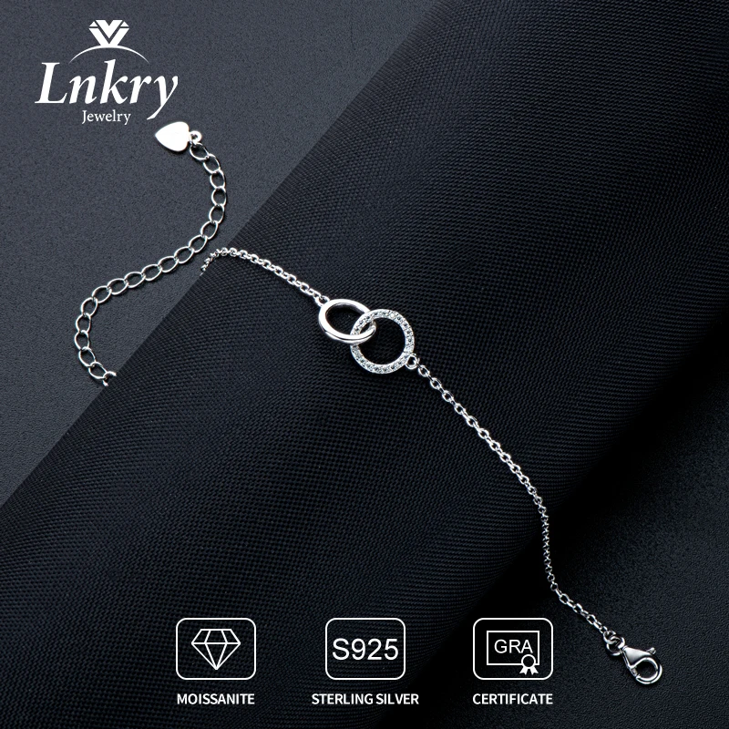 Lnkry корейский INS двойной круг браслет Eternity Sister 925, сертифицированный оригинальный серебряный браслет-цепочка с муассанитом для женщин, подарок
Lnkry корейский INS двойной круг браслет Eternity Sister 925, сертифицированный оригинальный серебряный браслет-цепочка с муассанитом для женщин, подарок