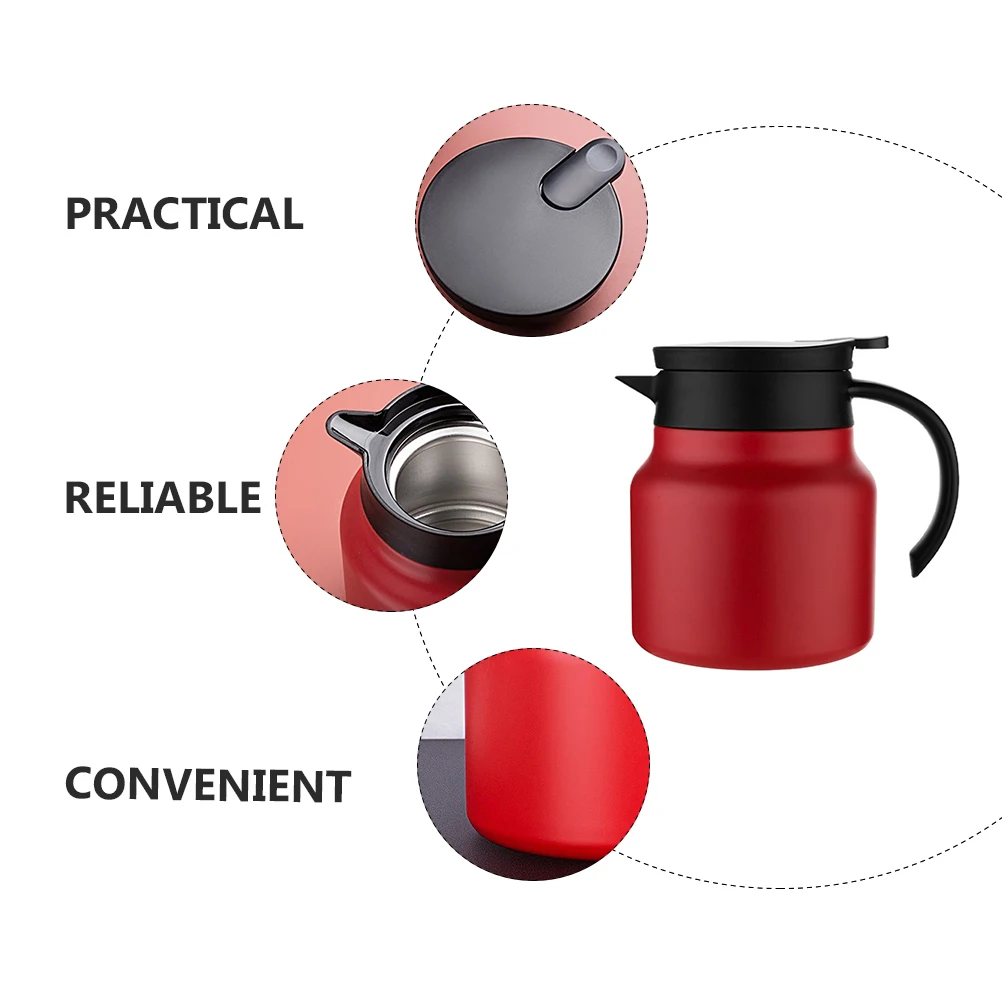 Stainless Steel Water Kettle 1.5L Heat Preservation Thermal Kettle Insulation Teakettle For Home Office Camping Coffee Tea Use
Stainless Steel Water Kettle 1.5L Heat Preservation Thermal Kettle Insulation Teakettle For Home Office Camping Coffee Tea Use