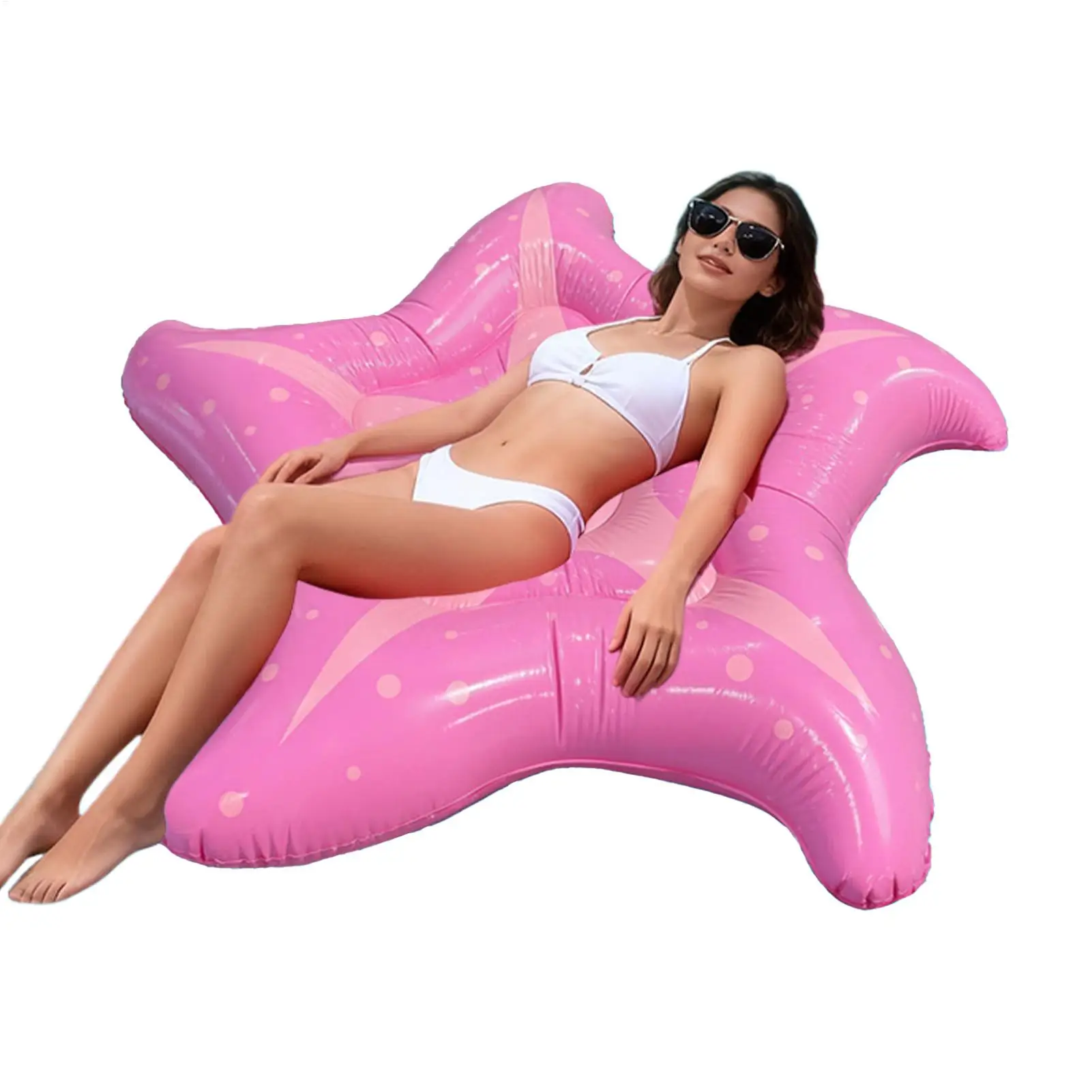 Pool Float Lounger Blow Up Star Shaped Floating Bed Inflatable Pool Lounger for Beach Lake Backyard Swimming Party Amusement
Pool Float Lounger Blow Up Star Shaped Floating Bed Inflatable Pool Lounger for Beach Lake Backyard Swimming Party Amusement
