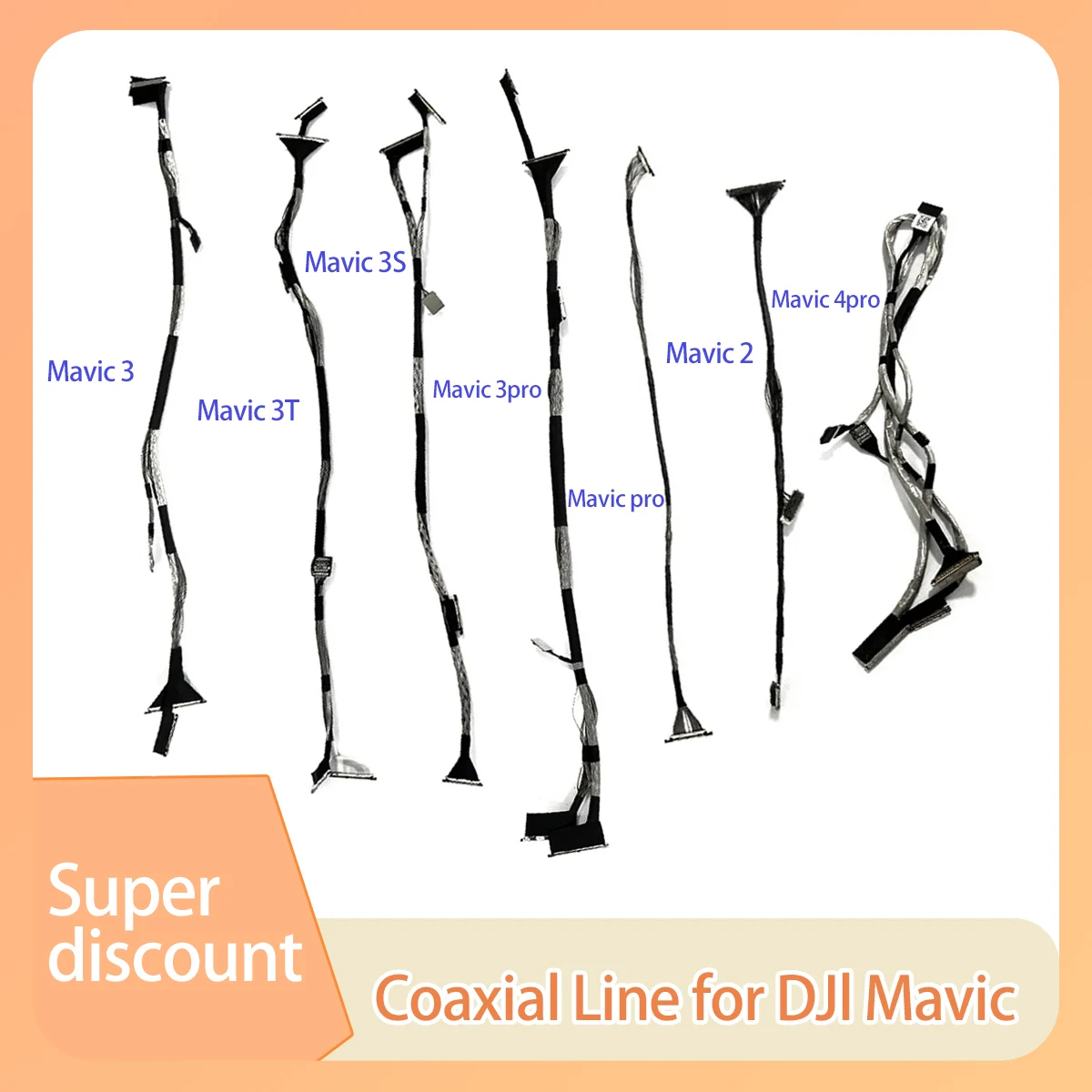 Original factory Mavicpro/Mavic2/Mavic3/Mavic4 PTZ motor camera cable suitable for DJI Mavic3 series drones
Original factory Mavicpro/Mavic2/Mavic3/Mavic4 PTZ motor camera cable suitable for DJI Mavic3 series drones