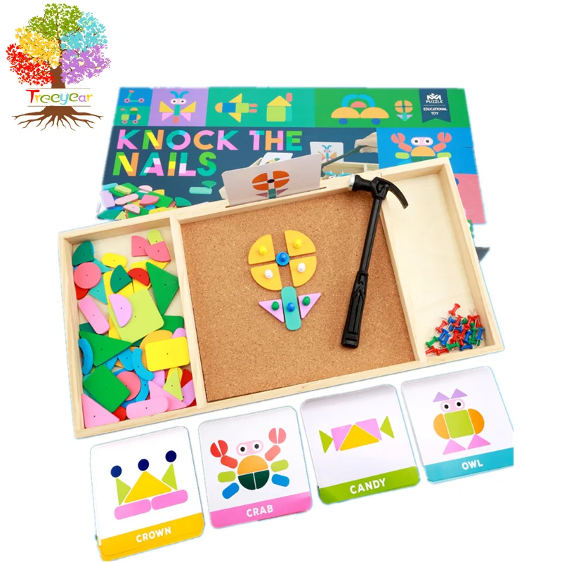Tap Tap Games Toys,Hammer and Nails Game,Wooden Hammering Pounding Toy,Wooden Toy with Mallet
Tap Tap Games Toys,Hammer and Nails Game,Wooden Hammering Pounding Toy,Wooden Toy with Mallet