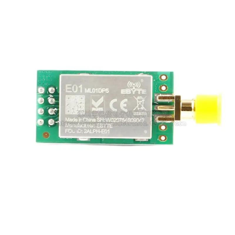 NRF24L01P + PA + LNA 2,4G модуль беспроводного приемопередатчика высокой мощности на большие расстояния 2500 м модуль связи с защитой от помех
NRF24L01P + PA + LNA 2,4G модуль беспроводного приемопередатчика высокой мощности на большие расстояния 2500 м модуль связи с защитой от помех