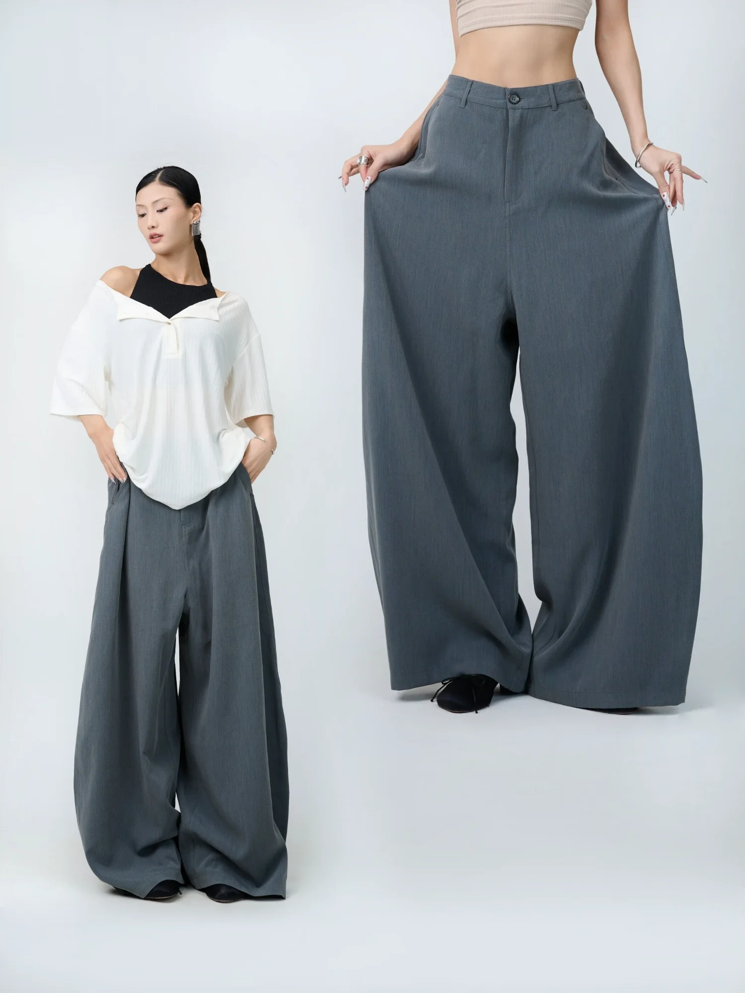 ey Floor-Length Trousers WYZ Cover-Up High Waist Wide Leg Pants Men's Women's Ele Commute Sle Spring 2026
ey Floor-Length Trousers WYZ Cover-Up High Waist Wide Leg Pants Men's Women's Ele Commute Sle Spring 2026