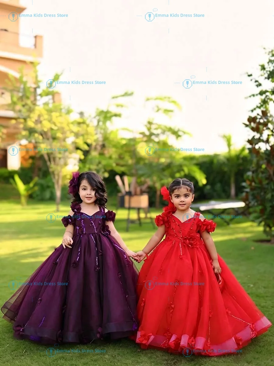 Custom Elegant Flower Girl Dress Suitable for , Long-Sleeve Pleated A-Line Satin,Weddings Birthday Parties, First Communion Banq
Custom Elegant Flower Girl Dress Suitable for , Long-Sleeve Pleated A-Line Satin,Weddings Birthday Parties, First Communion Banq