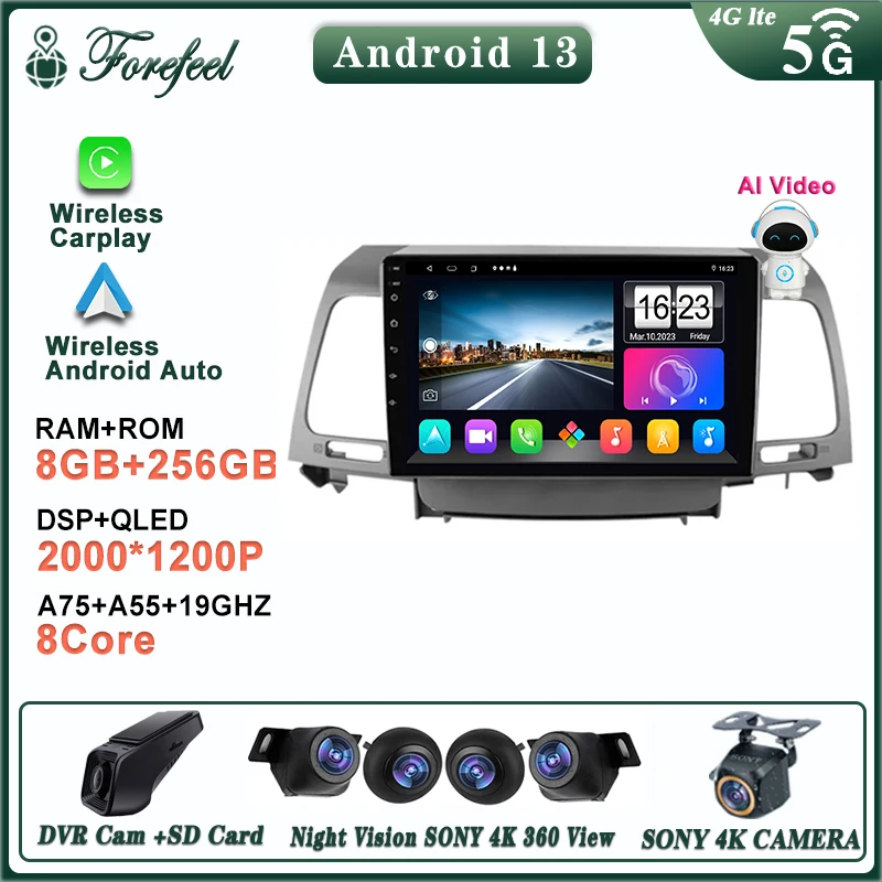 Android 13 для Kia Opirus GH 2006-2011 мультимедийный экран ТВ Авторадио Навигация стерео радио видео плеер Автомобильный GPS No 2Din DVD
Android 13 для Kia Opirus GH 2006-2011 мультимедийный экран ТВ Авторадио Навигация стерео радио видео плеер Автомобильный GPS No 2Din DVD