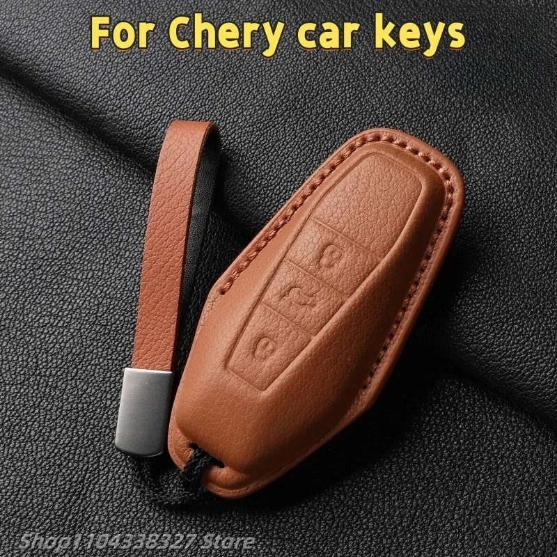 Кожаный чехол для ключей для Chery i CAR 03, универсальный чехол для ключей iCar V23, 2024, новые энергетические аксессуары для салона автомобиля, брелок из козьей кожи
Кожаный чехол для ключей для Chery i CAR 03, универсальный чехол для ключей iCar V23, 2024, новые энергетические аксессуары для салона автомобиля, брелок из козьей кожи
