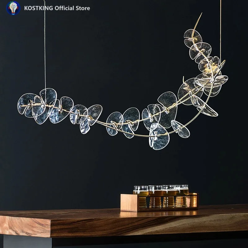 Nordic minimalist design atmosphere lamp postmodern light luxury creative restaurant bar art hotel glass chandelier
Nordic minimalist design atmosphere lamp postmodern light luxury creative restaurant bar art hotel glass chandelier