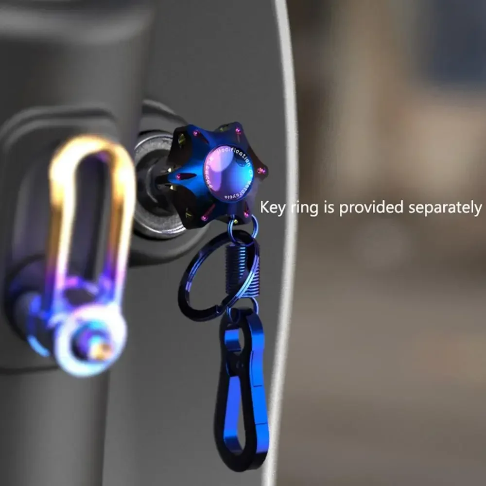 Universal Motorcycle Key Head Modified Key Cover CNC Burnt Titanium Key Head Gear Hexagonal Titanium Burnt Key Head Accessories
Universal Motorcycle Key Head Modified Key Cover CNC Burnt Titanium Key Head Gear Hexagonal Titanium Burnt Key Head Accessories