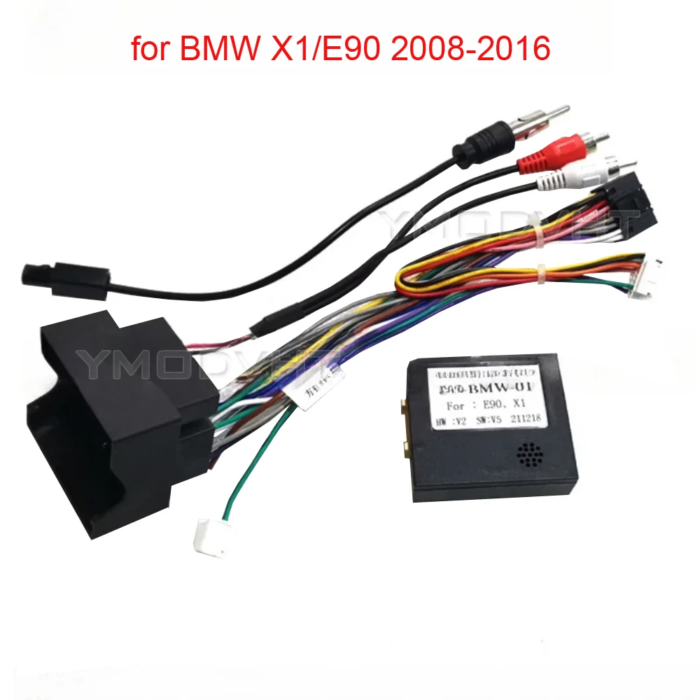 Автомобильный аудио радиоадаптер кабеля питания Canbus для BMW X1/E90 2008-2016 16-контактный разъем жгута проводов
Автомобильный аудио радиоадаптер кабеля питания Canbus для BMW X1/E90 2008-2016 16-контактный разъем жгута проводов