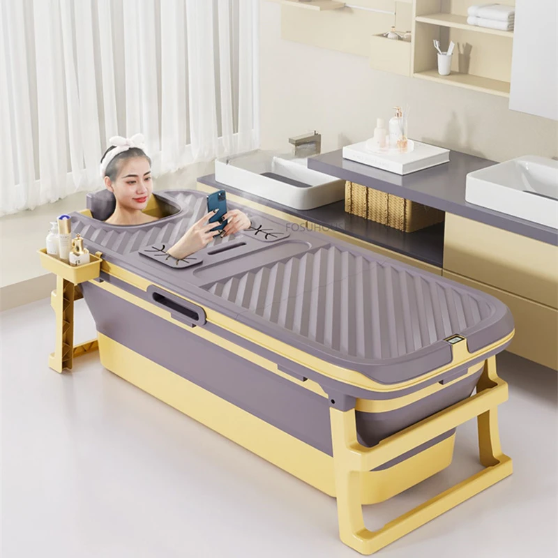 Modern Plastic Folding Bathtub for Household Folding Bidet Aldult Insulation Whole Body Bathroom Simple Foldable Bathbucket
Modern Plastic Folding Bathtub for Household Folding Bidet Aldult Insulation Whole Body Bathroom Simple Foldable Bathbucket