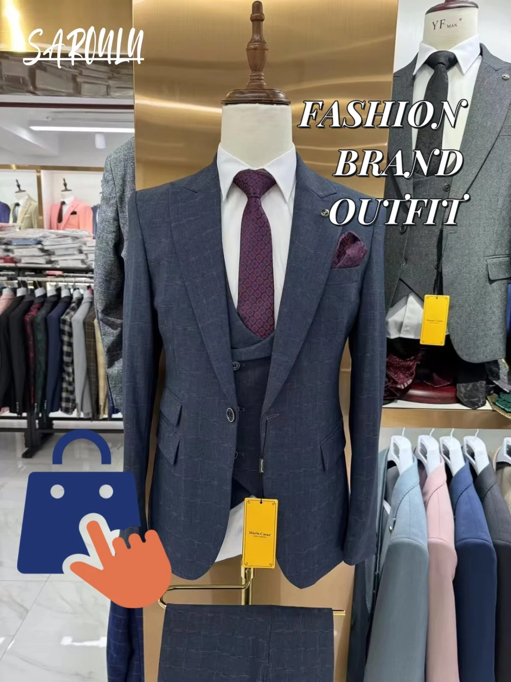 Textured 3-pieces Men Suit Casual Single Breasted Elegant Smart High Quality In Stock Tuxedo Set Handsome Party Groom Wear
Textured 3-pieces Men Suit Casual Single Breasted Elegant Smart High Quality In Stock Tuxedo Set Handsome Party Groom Wear
