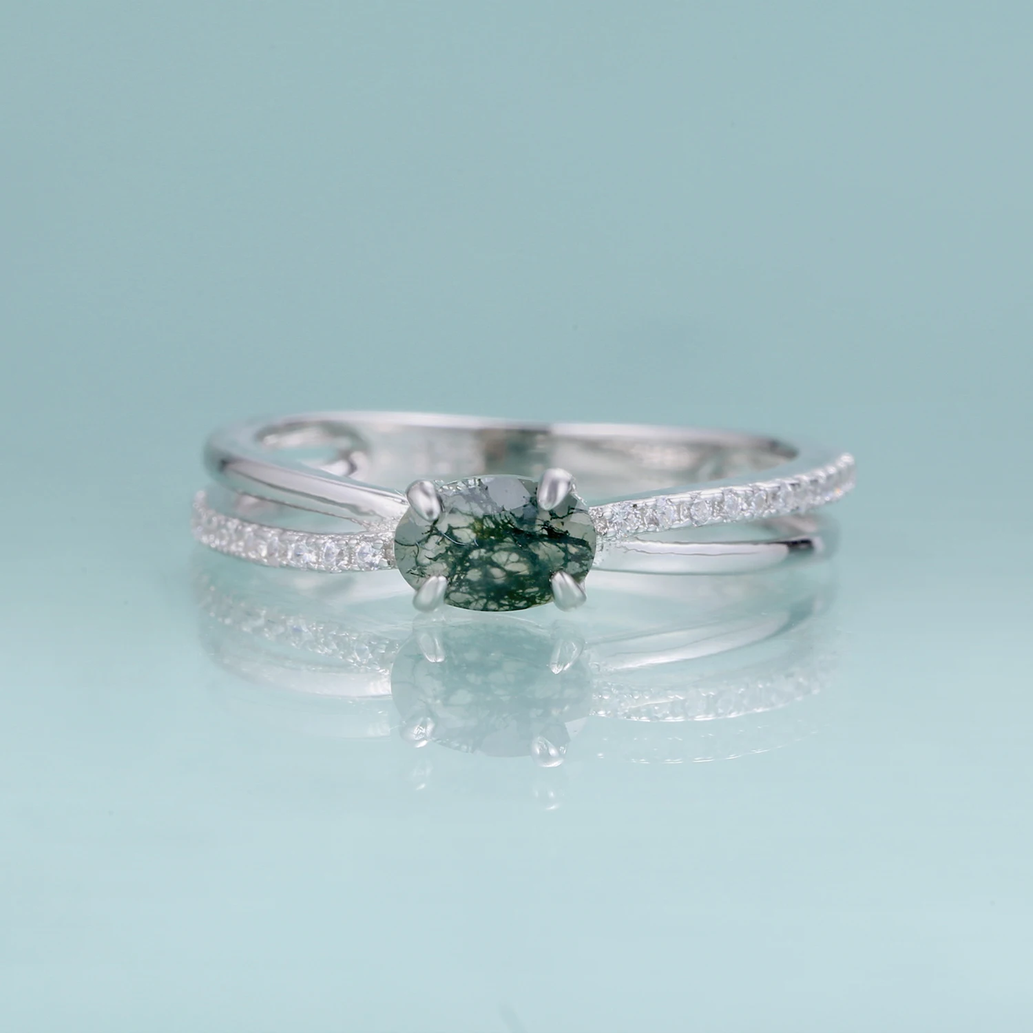 Gem's Beauty Стерлингового Серебра 925 Натуральный Моховой Агат Кольцо Овальный Драгоценный Камень Зубец Установка Обручальное Кольцо Ювелирные Изделия для Женщин
Gem's Beauty Стерлингового Серебра 925 Натуральный Моховой Агат Кольцо Овальный Драгоценный Камень Зубец Установка Обручальное Кольцо Ювелирные Изделия для Женщин