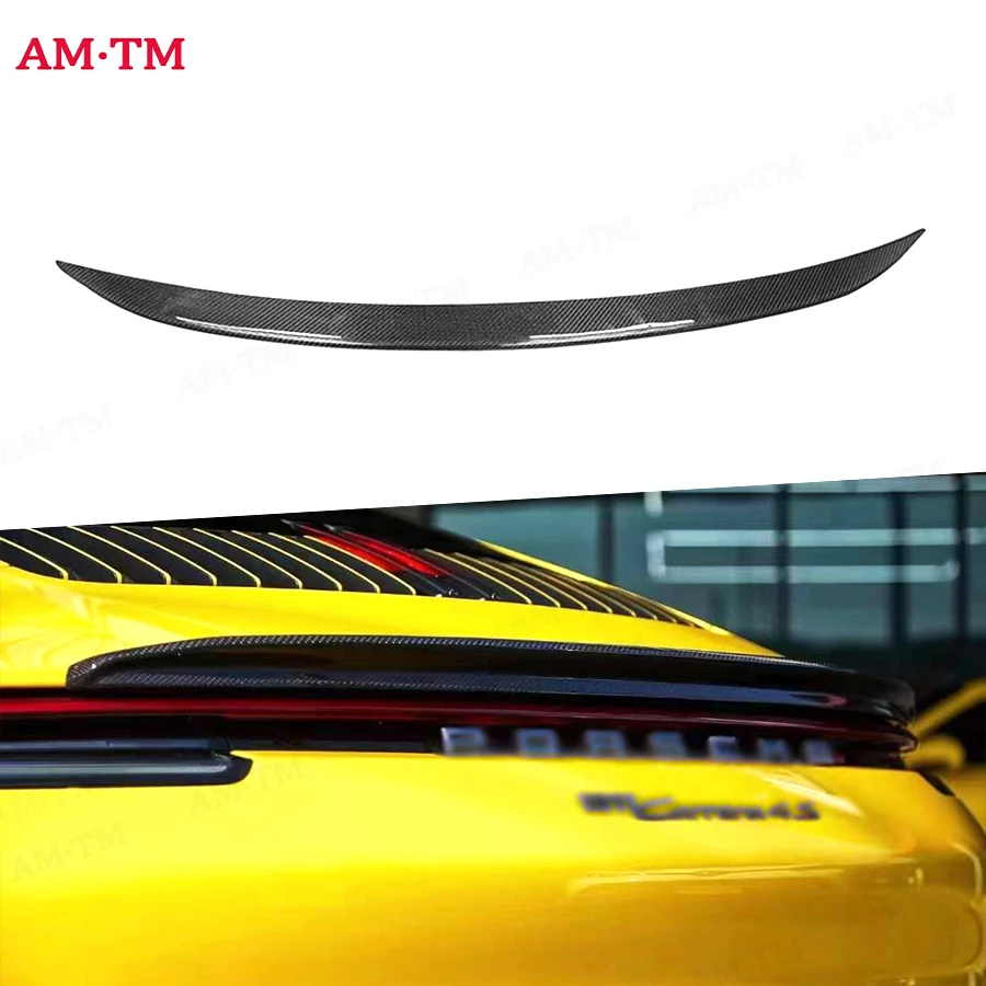 Спойлер для Porsche Carrera 992 2018-2021, автомобильный спойлер из углеродного волокна, задний спойлер багажника, детали заднего крыла, обновленный комплект кузова 
Спойлер для Porsche Carrera 992 2018-2021, автомобильный спойлер из углеродного волокна, задний спойлер багажника, детали заднего крыла, обновленный комплект кузова