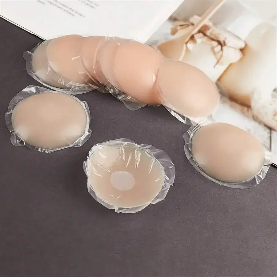 10 Reusable Seamless Silicone Nipple Covers - Invisible, Self-Adhesive, Anti-Convex Breast Patches For Women - Comfortable
10 Reusable Seamless Silicone Nipple Covers - Invisible, Self-Adhesive, Anti-Convex Breast Patches For Women - Comfortable