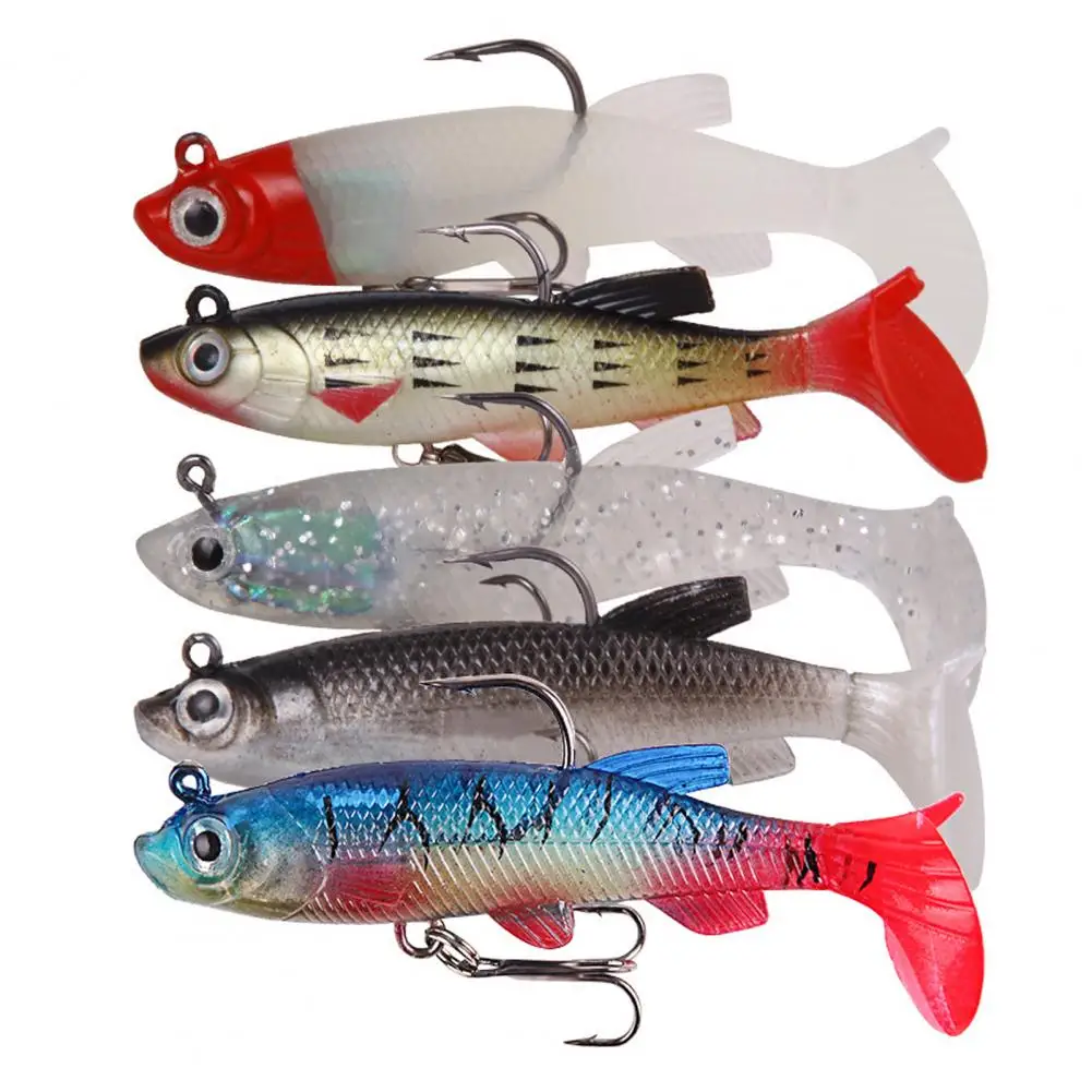 Durable Fishing Bait Single Hook Fishing Lure Realistic Colorful Soft Fishing Lure Set with Sharp Hook Ideal for Freshwater
Durable Fishing Bait Single Hook Fishing Lure Realistic Colorful Soft Fishing Lure Set with Sharp Hook Ideal for Freshwater