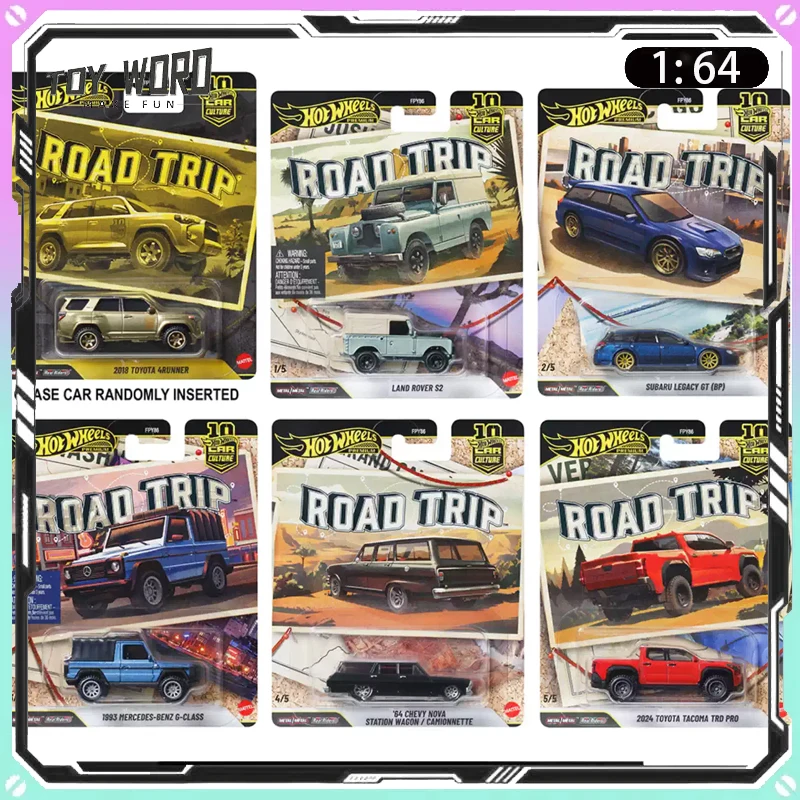 2026 New Hot Wheels Car Culture Road Trip Series Diecast Car Model with Subaru Land Rover Classic Vehicle Collection Toys Gift
2026 New Hot Wheels Car Culture Road Trip Series Diecast Car Model with Subaru Land Rover Classic Vehicle Collection Toys Gift