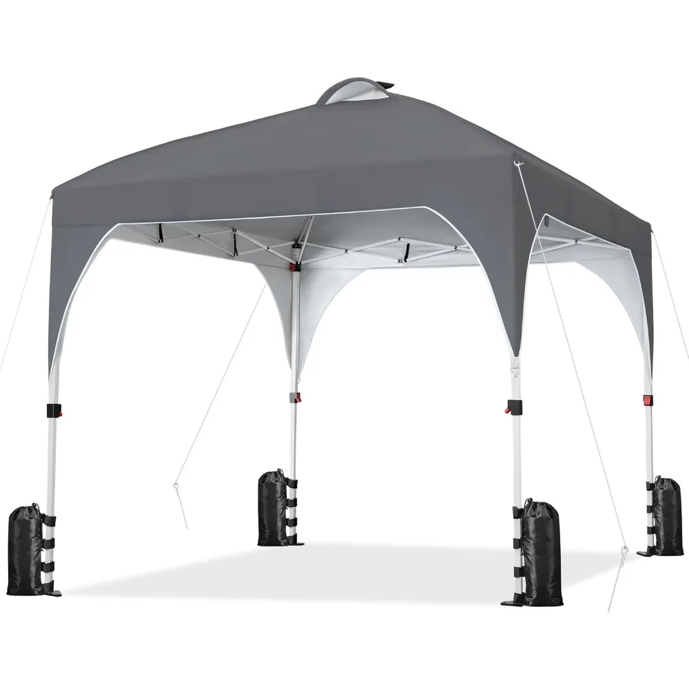 10x10 Pop-Up Canopy Tent with 17 Solar LED Lights & Top Vent, Portable Outdoor Canopy Easy Setup Sun Shade Canopy Adjustable
10x10 Pop-Up Canopy Tent with 17 Solar LED Lights & Top Vent, Portable Outdoor Canopy Easy Setup Sun Shade Canopy Adjustable