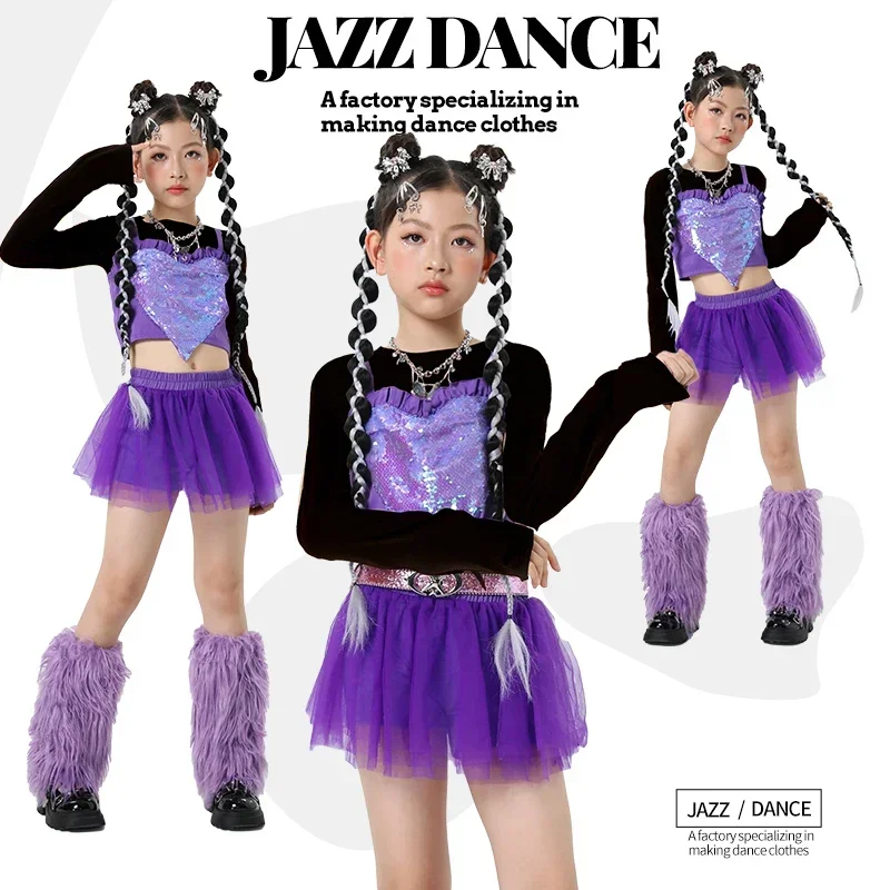 Girls Jazz Dance Suit Jazz Dance Practice Suit Children's Plaid Skirt Model Catwalk Trendy Clothes
Girls Jazz Dance Suit Jazz Dance Practice Suit Children's Plaid Skirt Model Catwalk Trendy Clothes