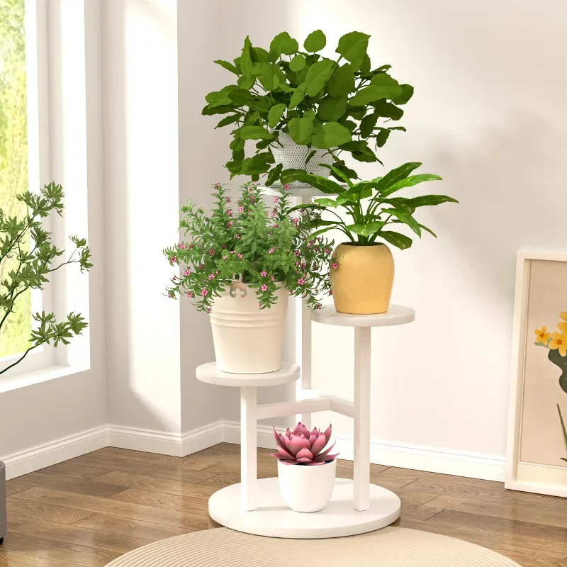 Durable Flower Shelf Indoor Living Room Flower Pot Frame Balcony Wrought Iron Home Simple Floor-to-ceiling Multi-layer Shelf
Durable Flower Shelf Indoor Living Room Flower Pot Frame Balcony Wrought Iron Home Simple Floor-to-ceiling Multi-layer Shelf