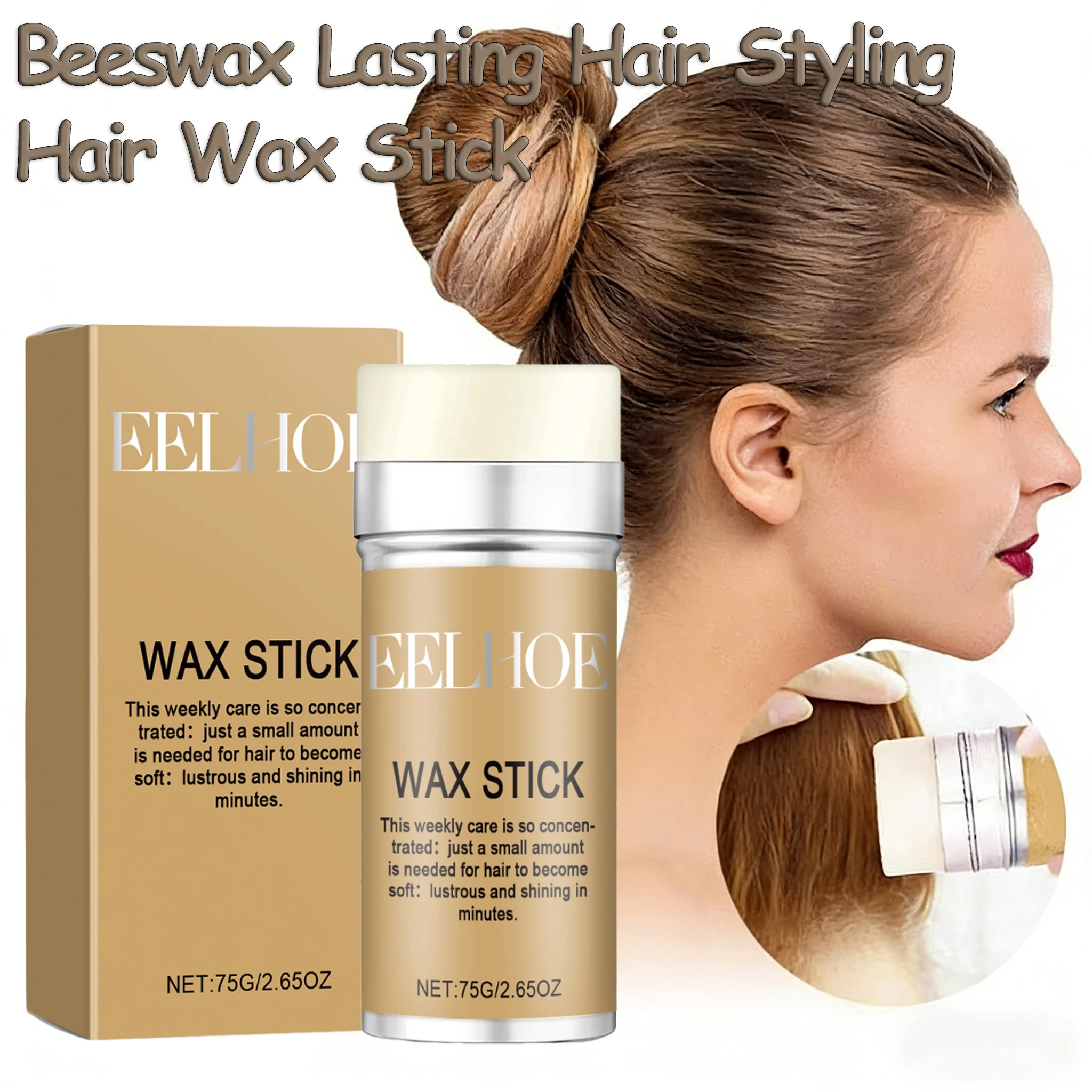 Lasting Hold Hair Wax Stick Natural Beeswax Anti-frizz Flyaways Control Styling Wax For Smooth Broken Back Hair Pomade Cream
Lasting Hold Hair Wax Stick Natural Beeswax Anti-frizz Flyaways Control Styling Wax For Smooth Broken Back Hair Pomade Cream