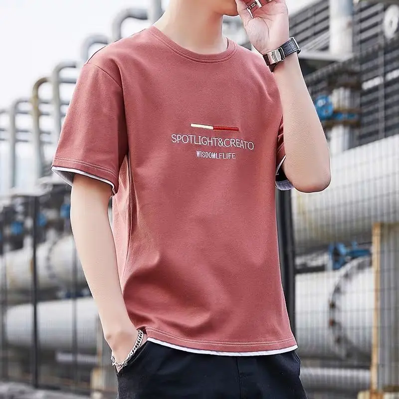Mens T Shirts Cotton Short-sleeved T-shirt 2025 Summer Loose Male Printed Casual Half-sleeved T-shirt Graphic T Shirts
Mens T Shirts Cotton Short-sleeved T-shirt 2025 Summer Loose Male Printed Casual Half-sleeved T-shirt Graphic T Shirts