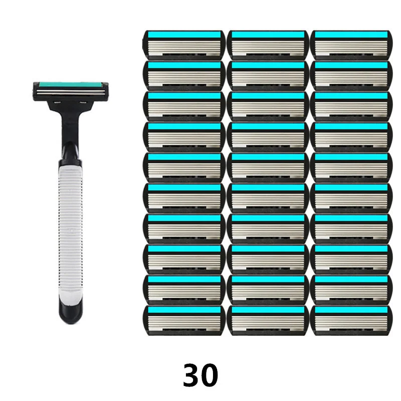 Razor Classic 6 Edge Safety Razor for Mens Shaving&Womens Hair Removal 30 Shaving Blades Manual Shaver
Razor Classic 6 Edge Safety Razor for Mens Shaving&Womens Hair Removal 30 Shaving Blades Manual Shaver