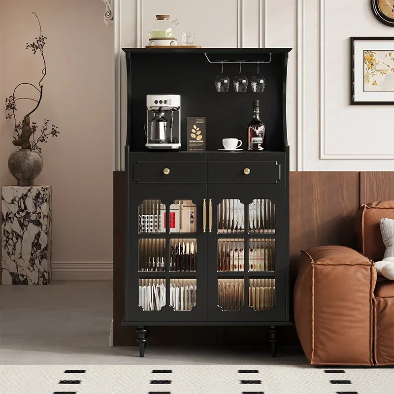 American side cabinet, living room, small retro coffee cabinet, water bar counter, integrated cabinet, black storage cabinet
American side cabinet, living room, small retro coffee cabinet, water bar counter, integrated cabinet, black storage cabinet