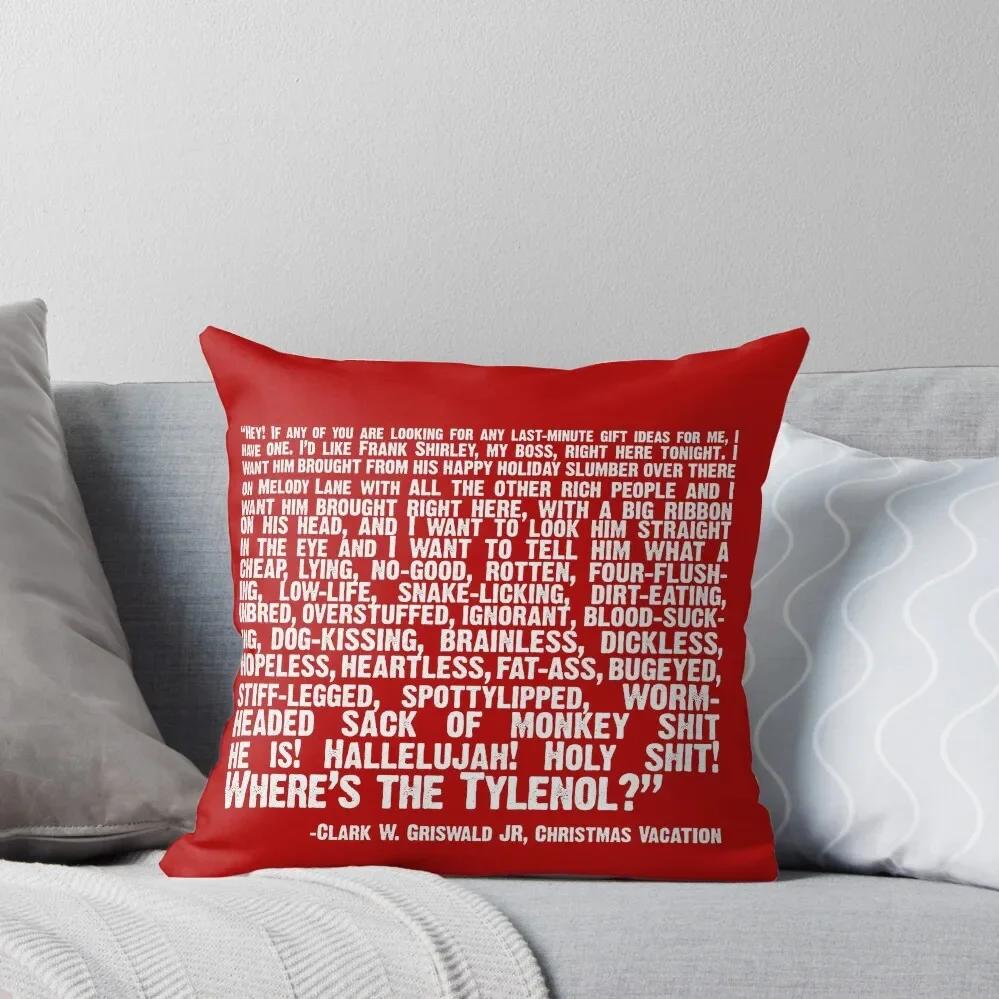 Christmas Vacation Quote; Wheres the Tylenol (white) Throw Pillow Anime Covers For Sofas Couch Pillows pillow
Christmas Vacation Quote; Wheres the Tylenol (white) Throw Pillow Anime Covers For Sofas Couch Pillows pillow
