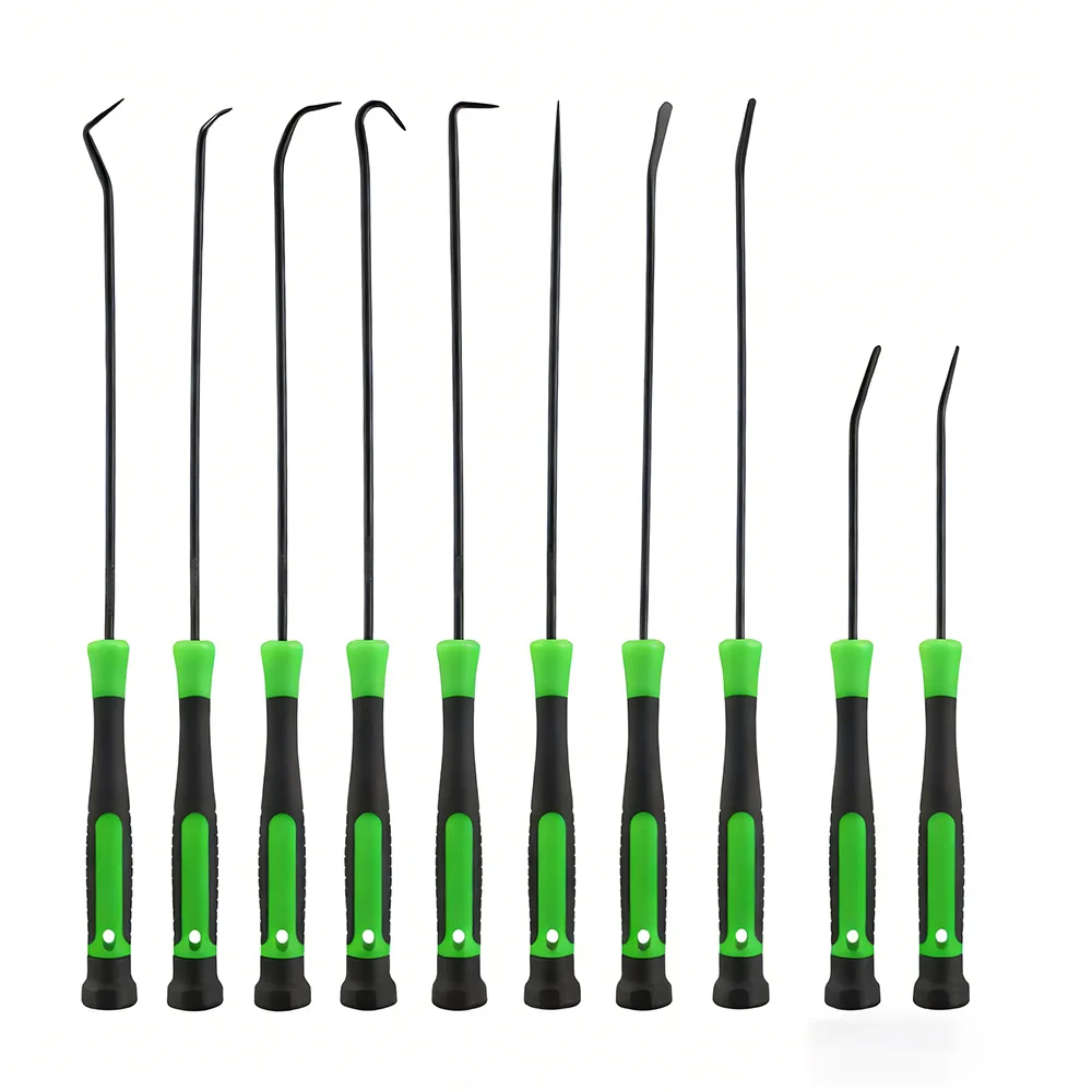 10pcs Precision Pick and Hook Set, Car Auto Oil Seal/O-Ring Seal Gasket Pick Mini Precision Hooks Professional Puller Remover
10pcs Precision Pick and Hook Set, Car Auto Oil Seal/O-Ring Seal Gasket Pick Mini Precision Hooks Professional Puller Remover