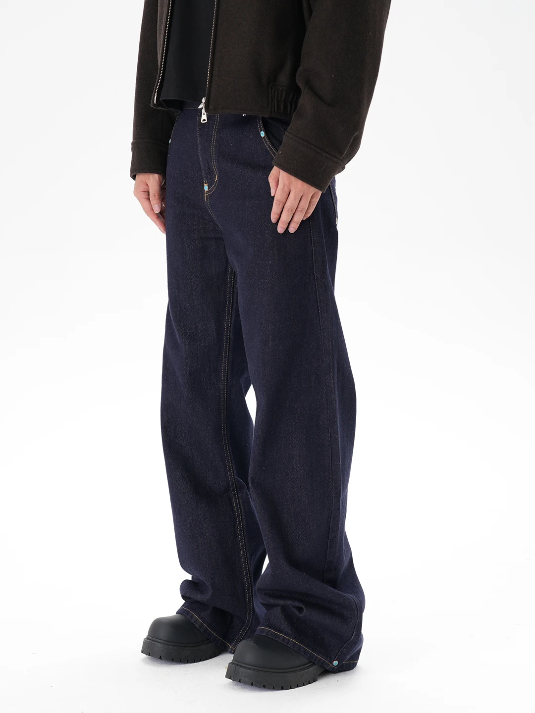 CWHAT Американские Ретро High Street Свободные Прямые Длинные Джинсы Мужские Повседневные Оригинальный Цвет Бирюзовые Джинсы Молодежные Досуг
CWHAT Американские Ретро High Street Свободные Прямые Длинные Джинсы Мужские Повседневные Оригинальный Цвет Бирюзовые Джинсы Молодежные Досуг