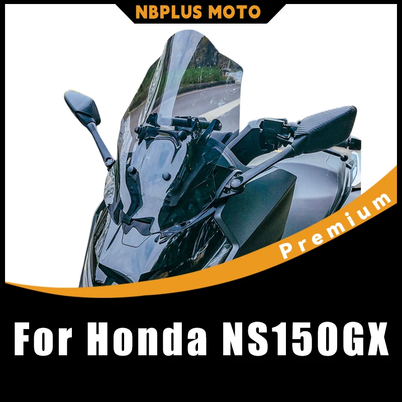 【Premium】For Honda NS150GX Modified Shield‑Style Windshield, Mirror Forward Shift with Crossbar Accessories
【Premium】For Honda NS150GX Modified Shield‑Style Windshield, Mirror Forward Shift with Crossbar Accessories