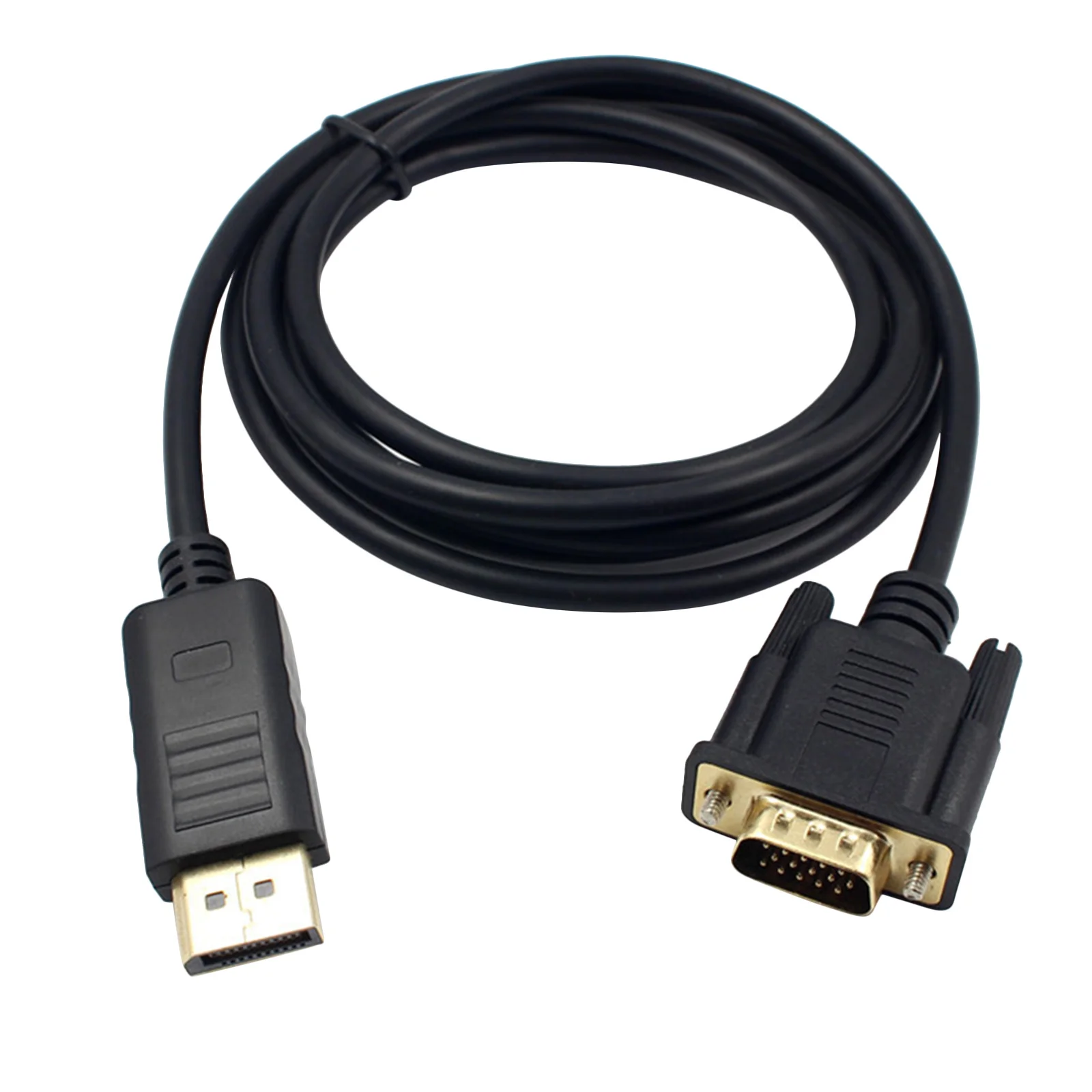 1.8m Displayport to Vga Adapter Premium Built Cord for Computer to Monitor Connection High Speed Data Transfer Cable
1.8m Displayport to Vga Adapter Premium Built Cord for Computer to Monitor Connection High Speed Data Transfer Cable